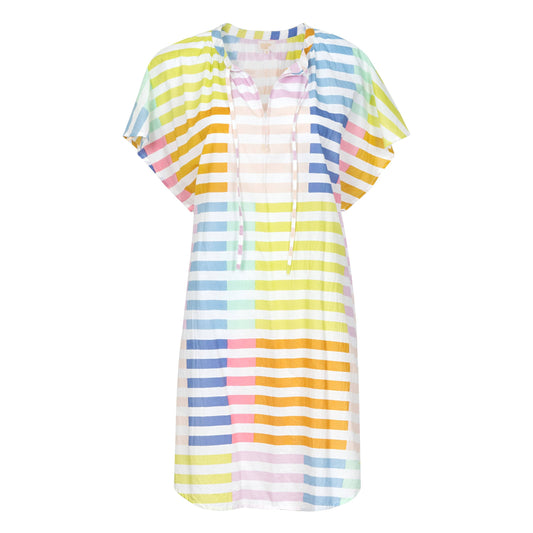 Colorful Stripe Cove Dress: XS