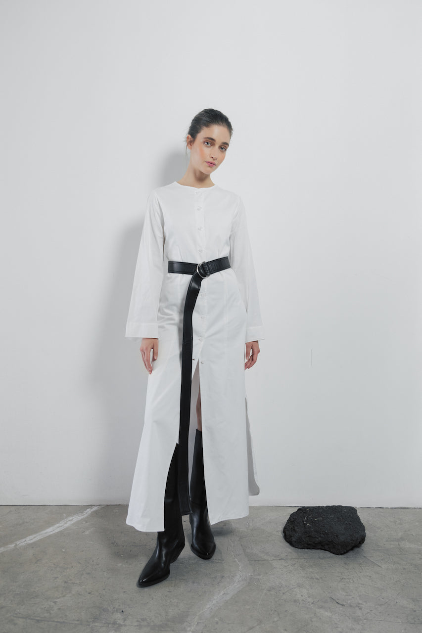 The Cardigan Shirt Dress