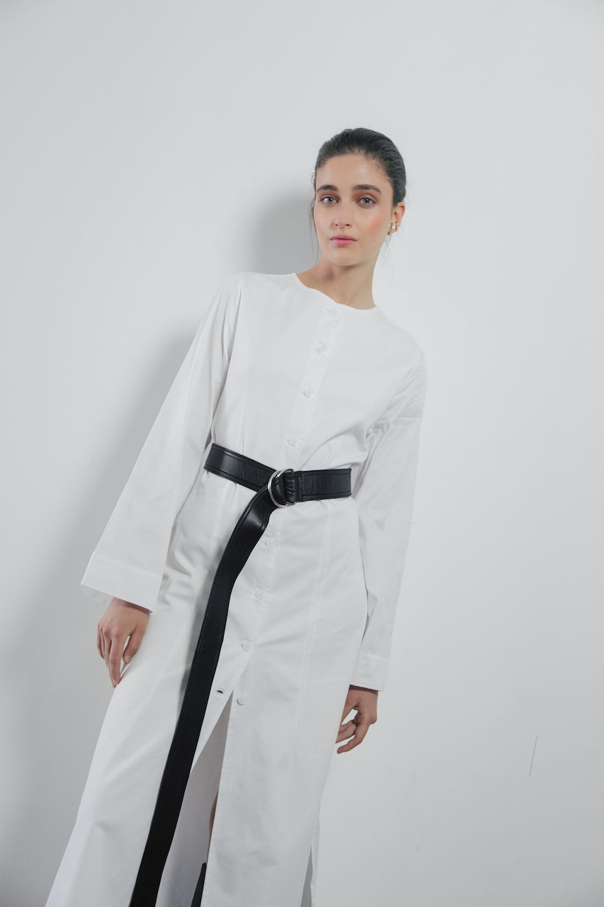 The Cardigan Shirt Dress