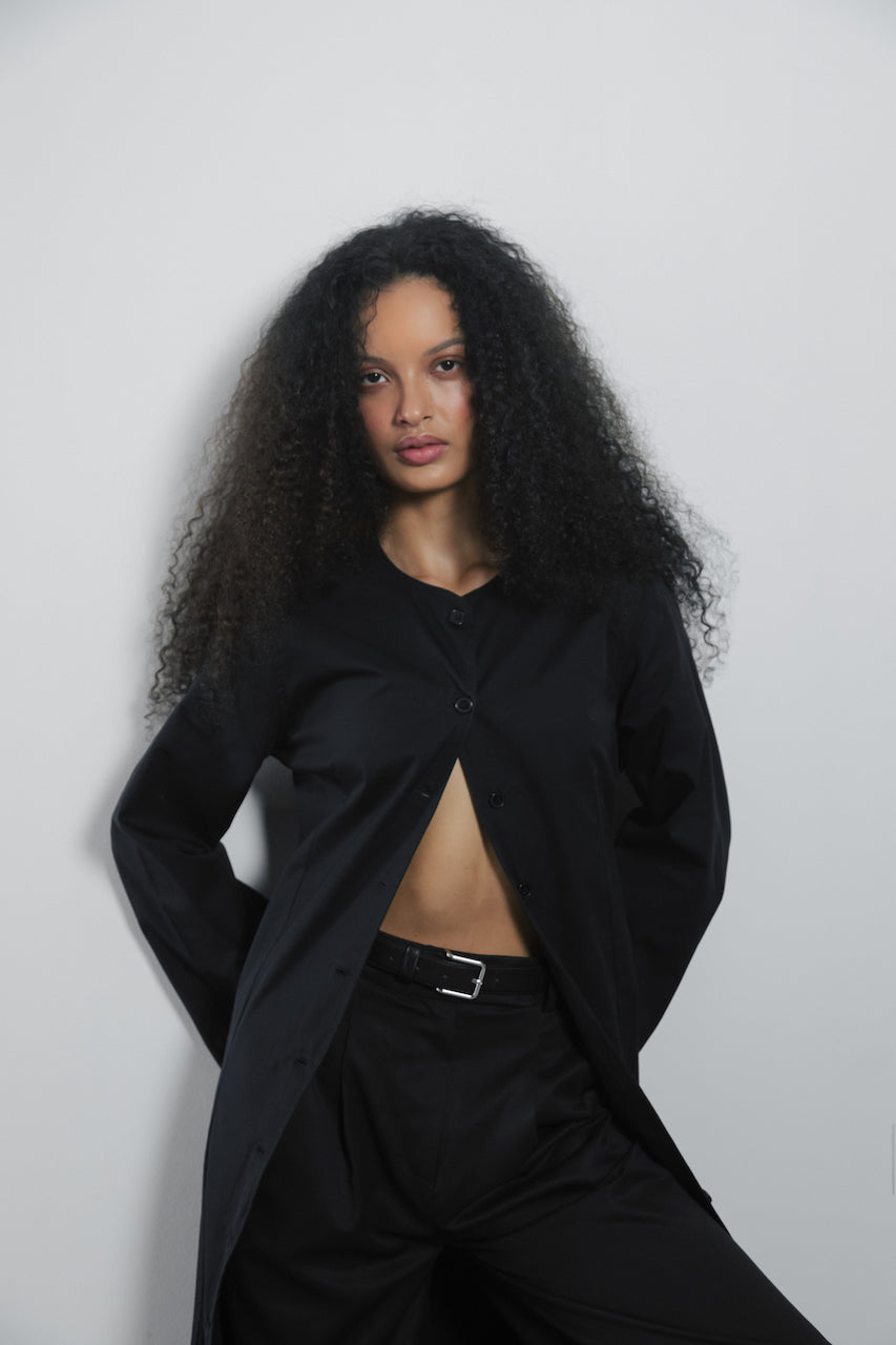 The Cardigan Shirt Dress