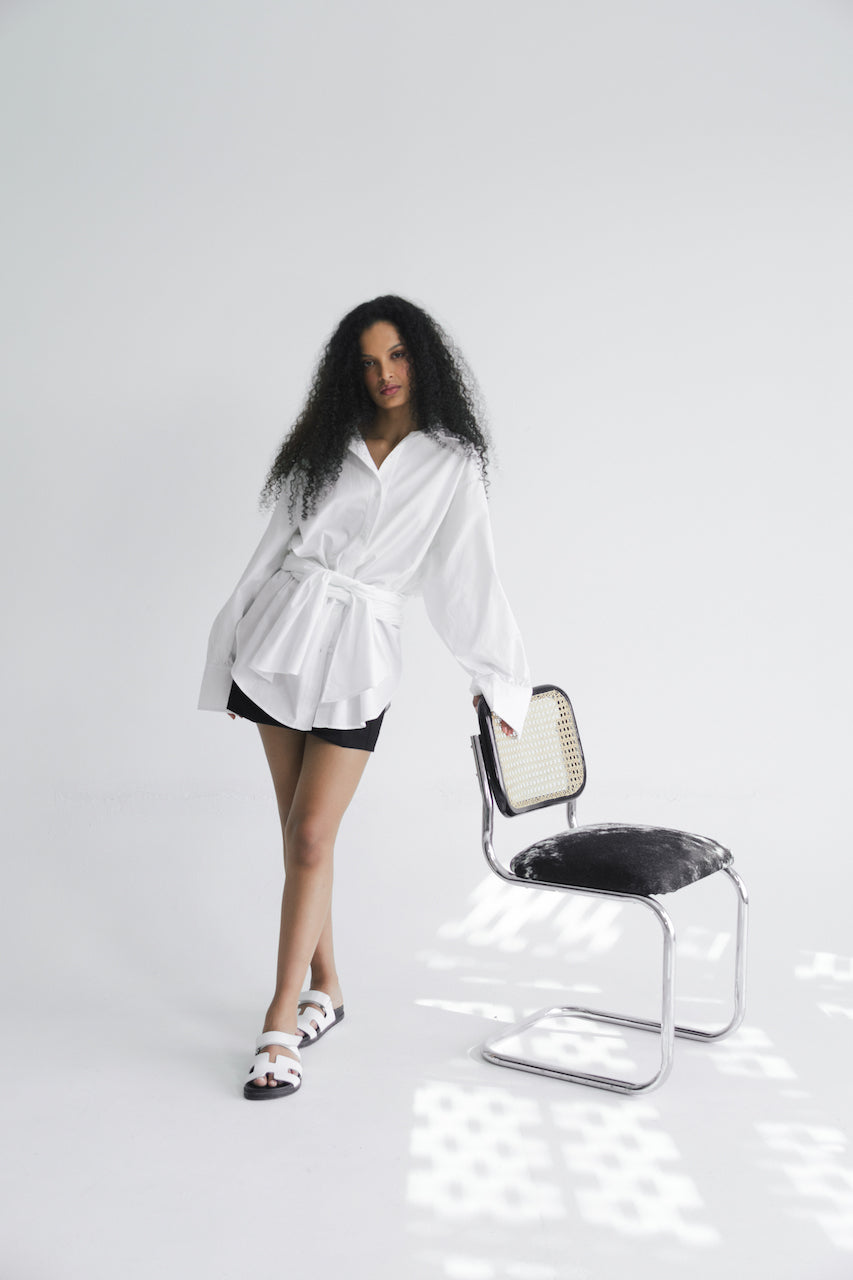 The Wrap Boyfriend Shirt