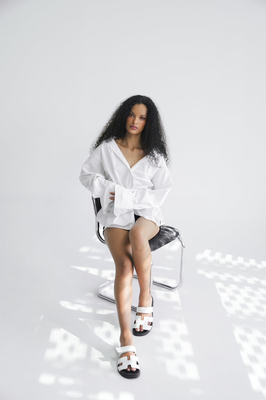 The Wrap Boyfriend Shirt