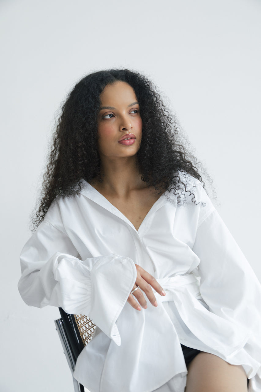 The Wrap Boyfriend Shirt
