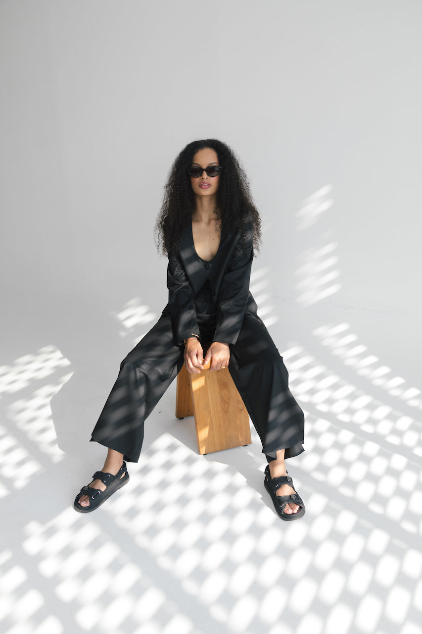The Scoop Neck Blazer