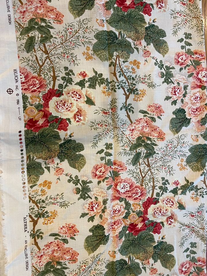 Discontinued Lee Jofa Althea Linen Fabric in PR Shell