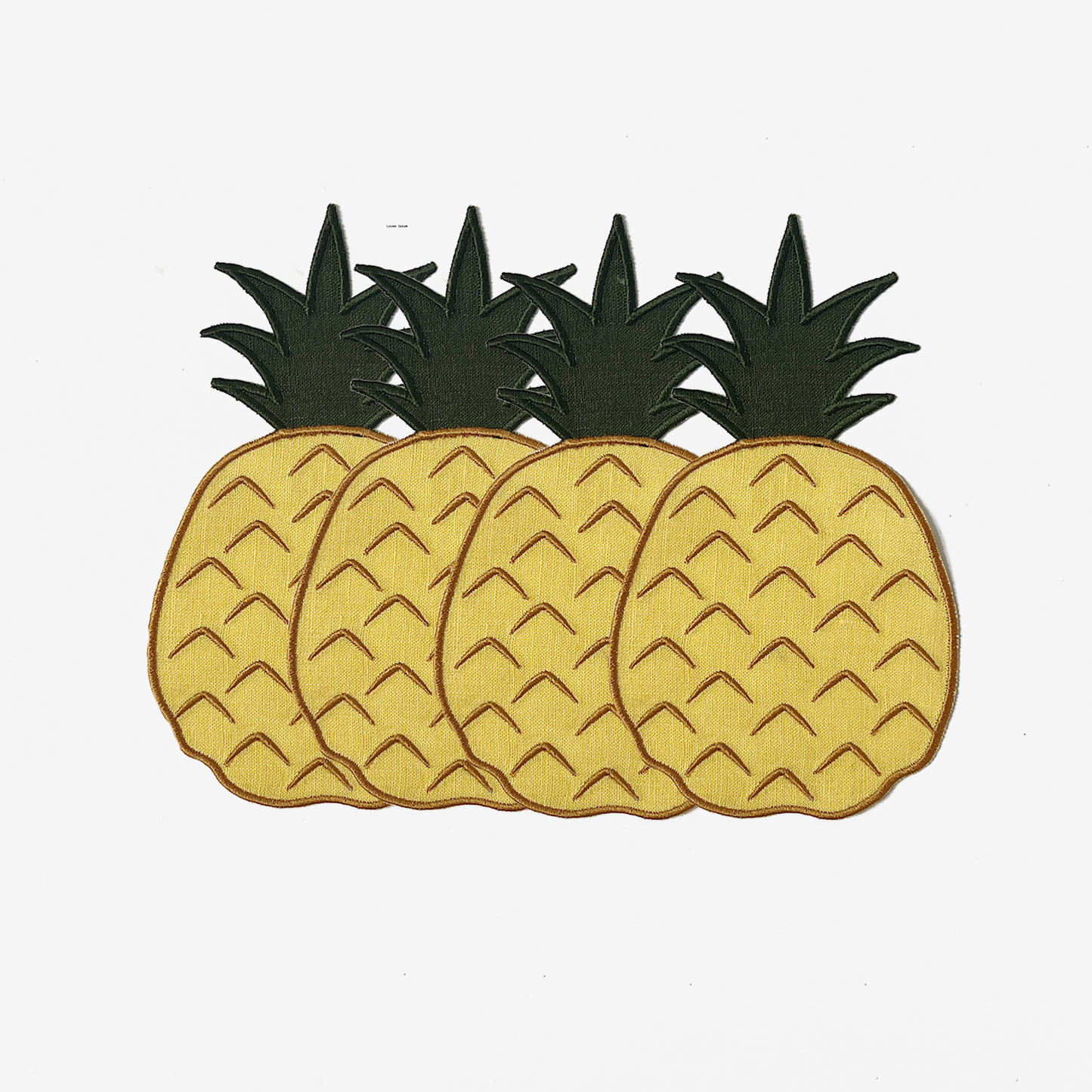 Pineapple Cocktail Napkin - Set of 4