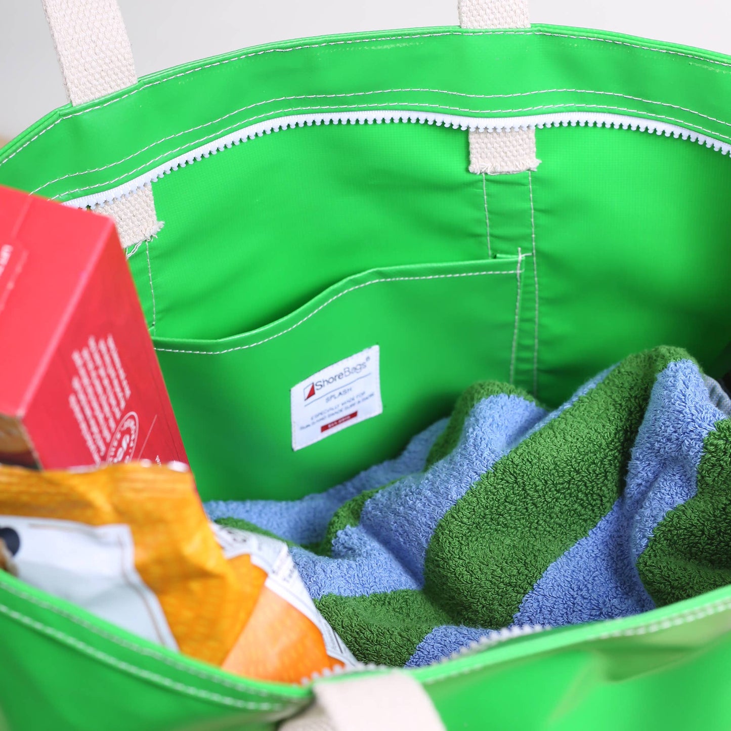 Big Sur Splash Tote : Red