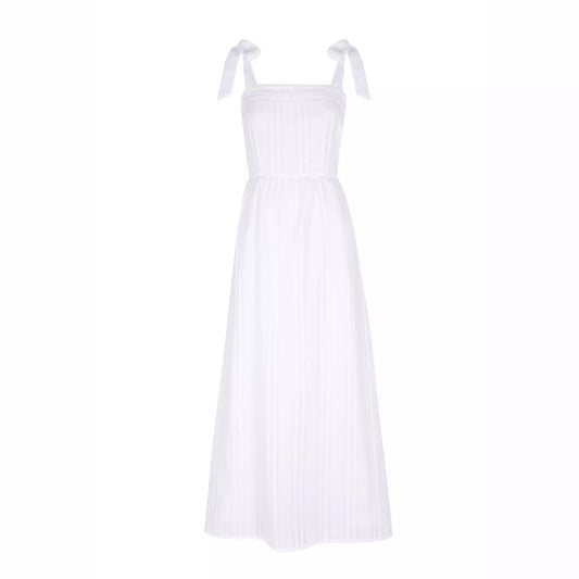 THE WHITE VAL DRESS