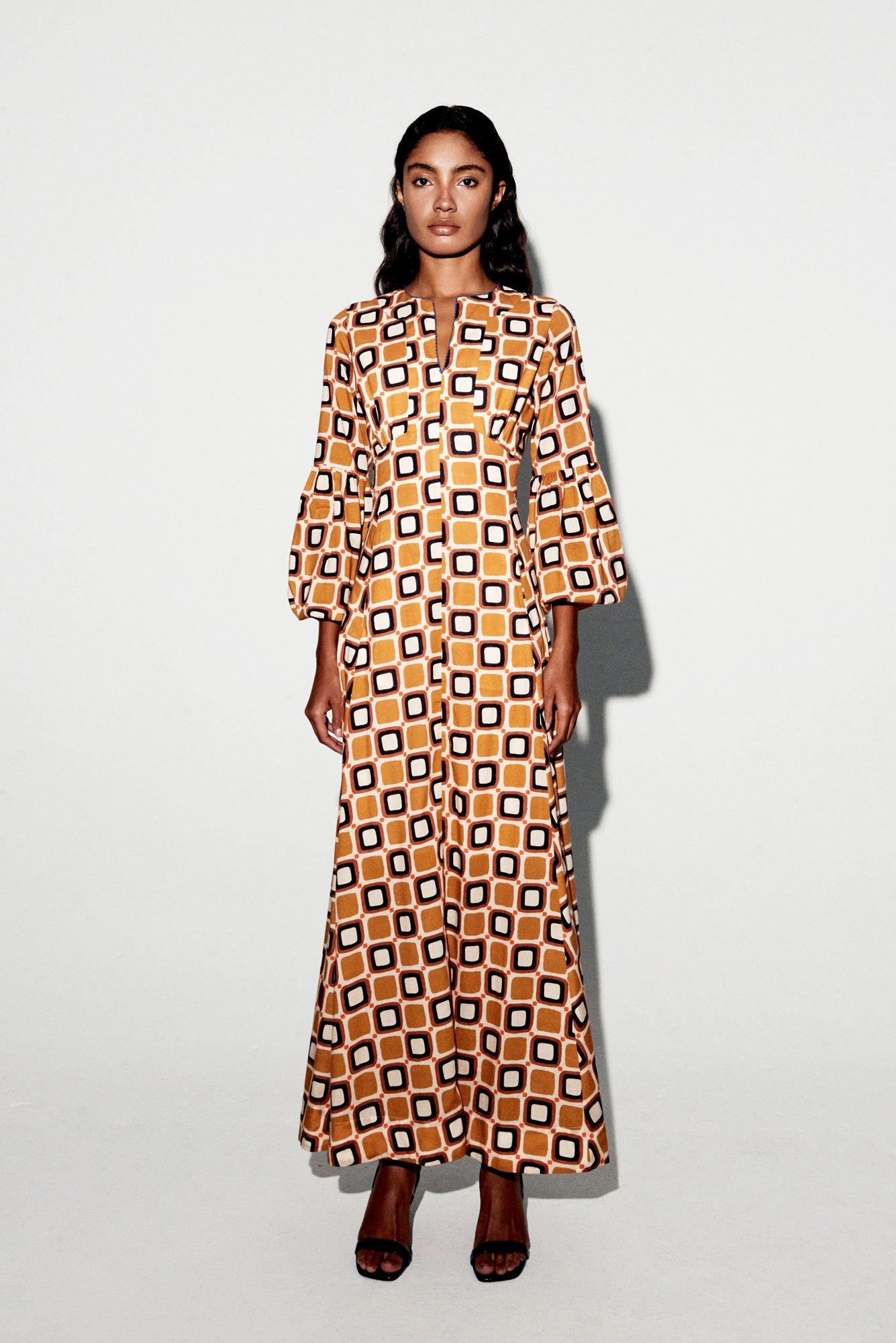 Camila Dress in Loceta Print