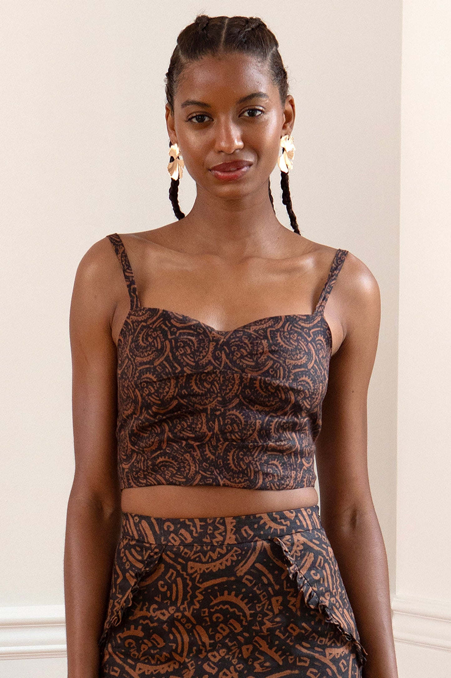 Clémence Top Tribal Linen