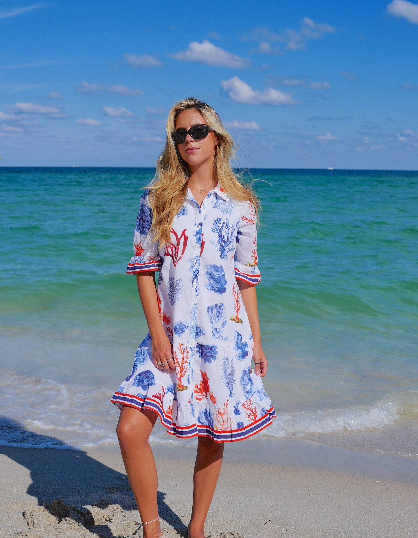 LISBON MINI | BLUE CORAL