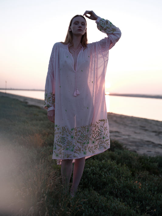 Wildflower Embroidered Guise Midi