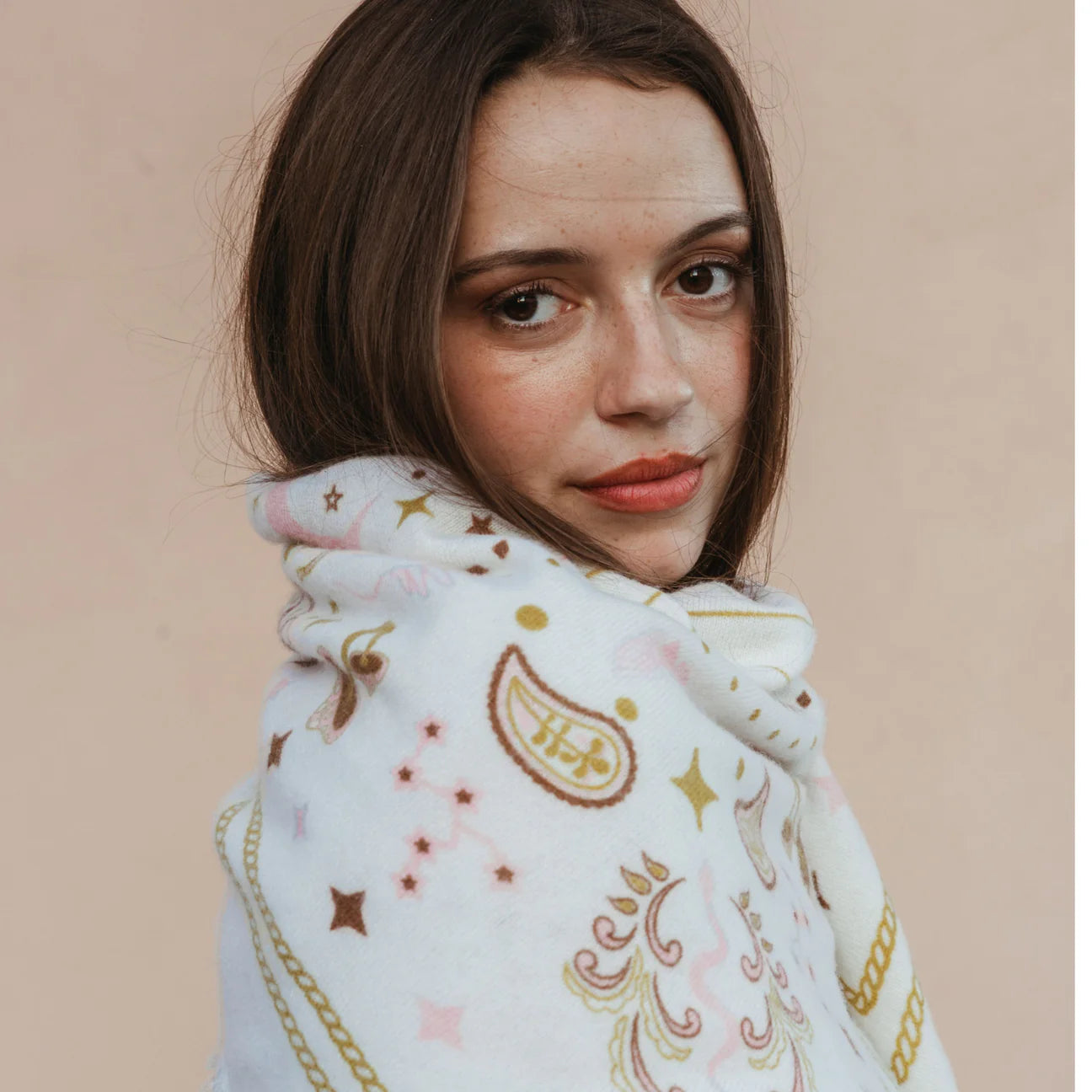 Cosmic Rodeo Cashmere Bandana Sweater Wrap