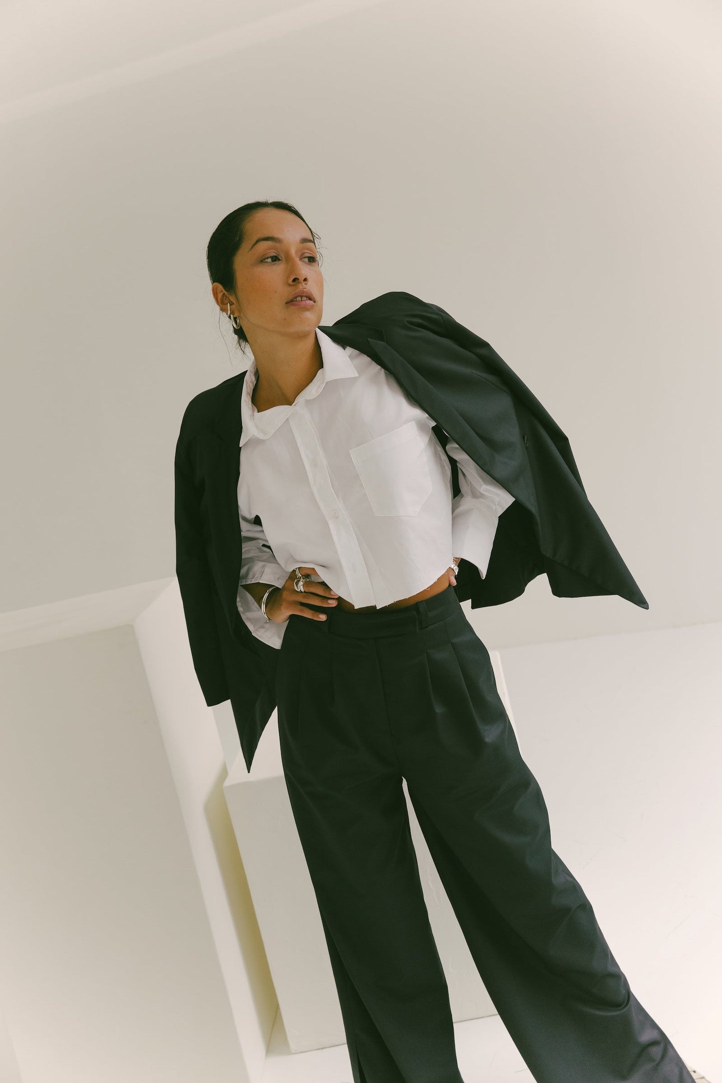 The Cropped Boyfriend Shirt