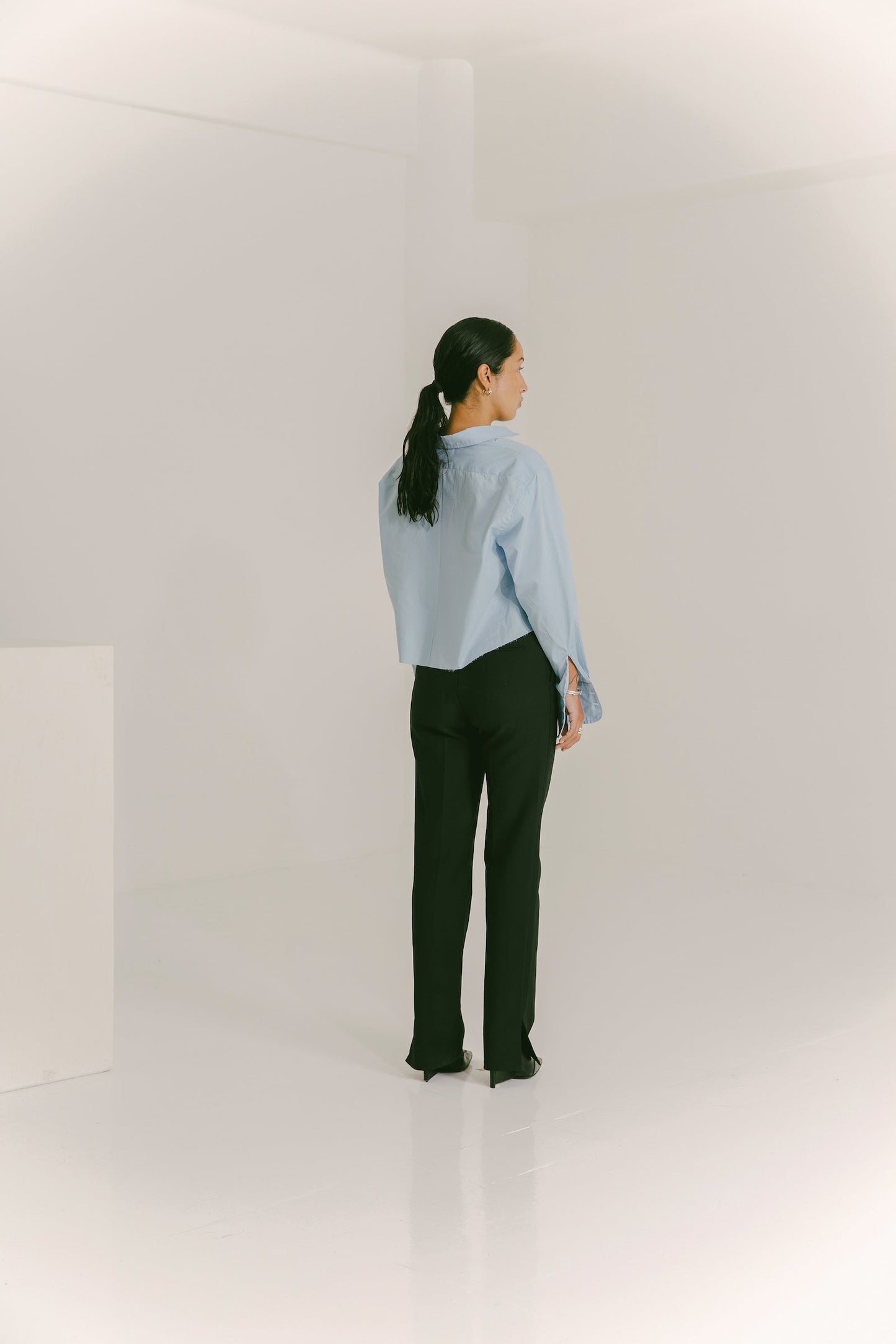 The Cropped Boyfriend Shirt
