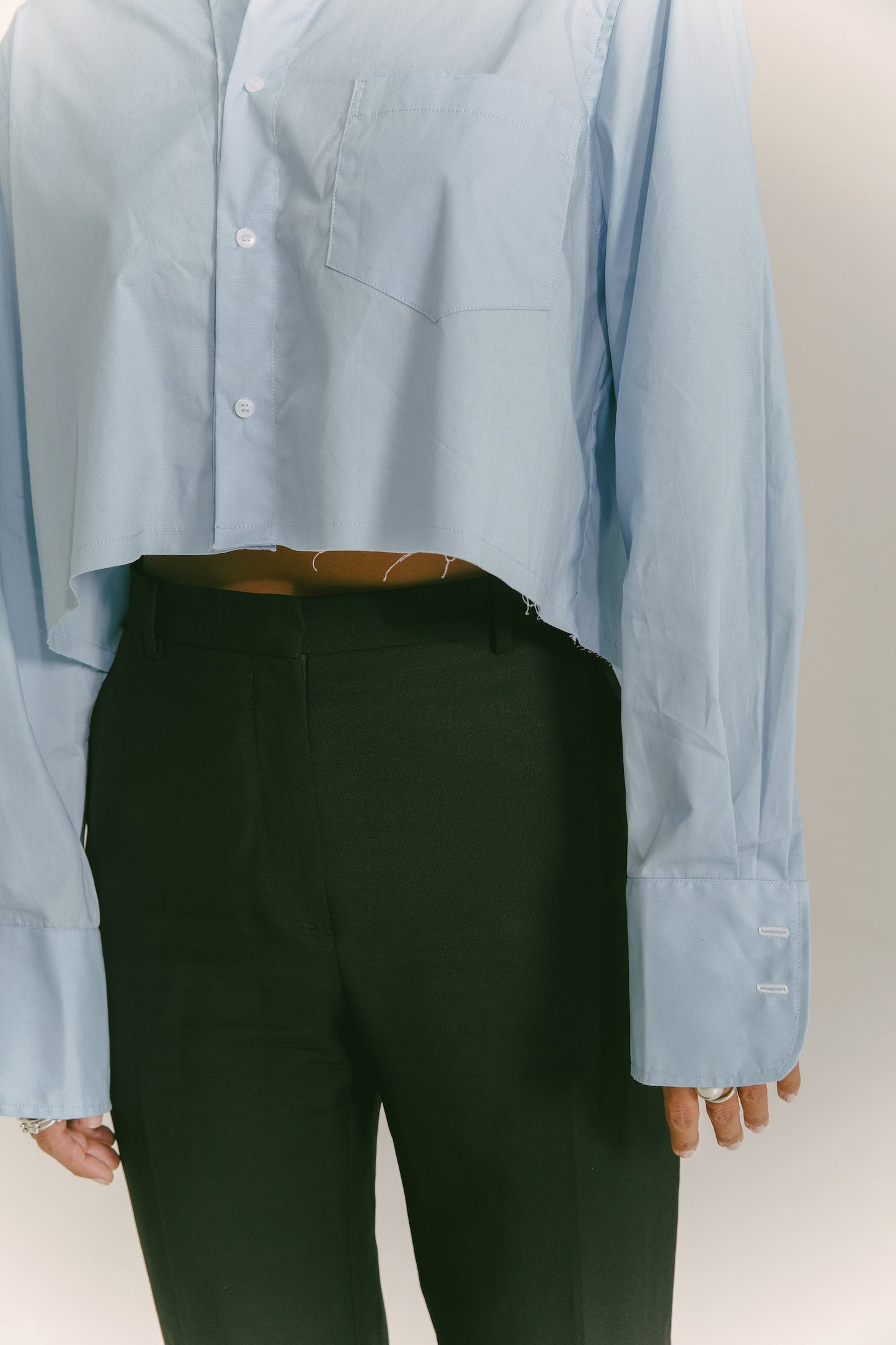 The Cropped Boyfriend Shirt