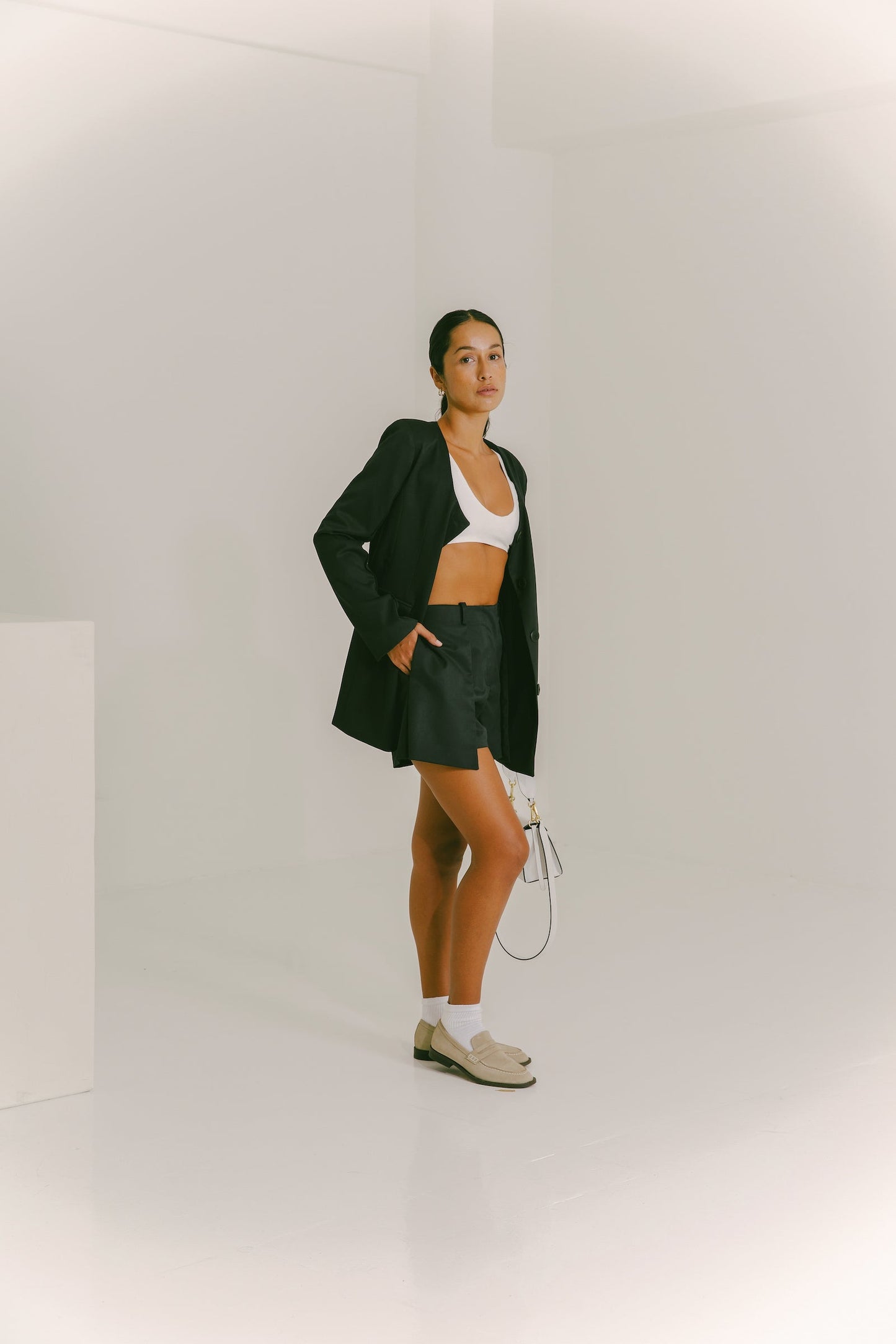 The Scoop Neck Blazer