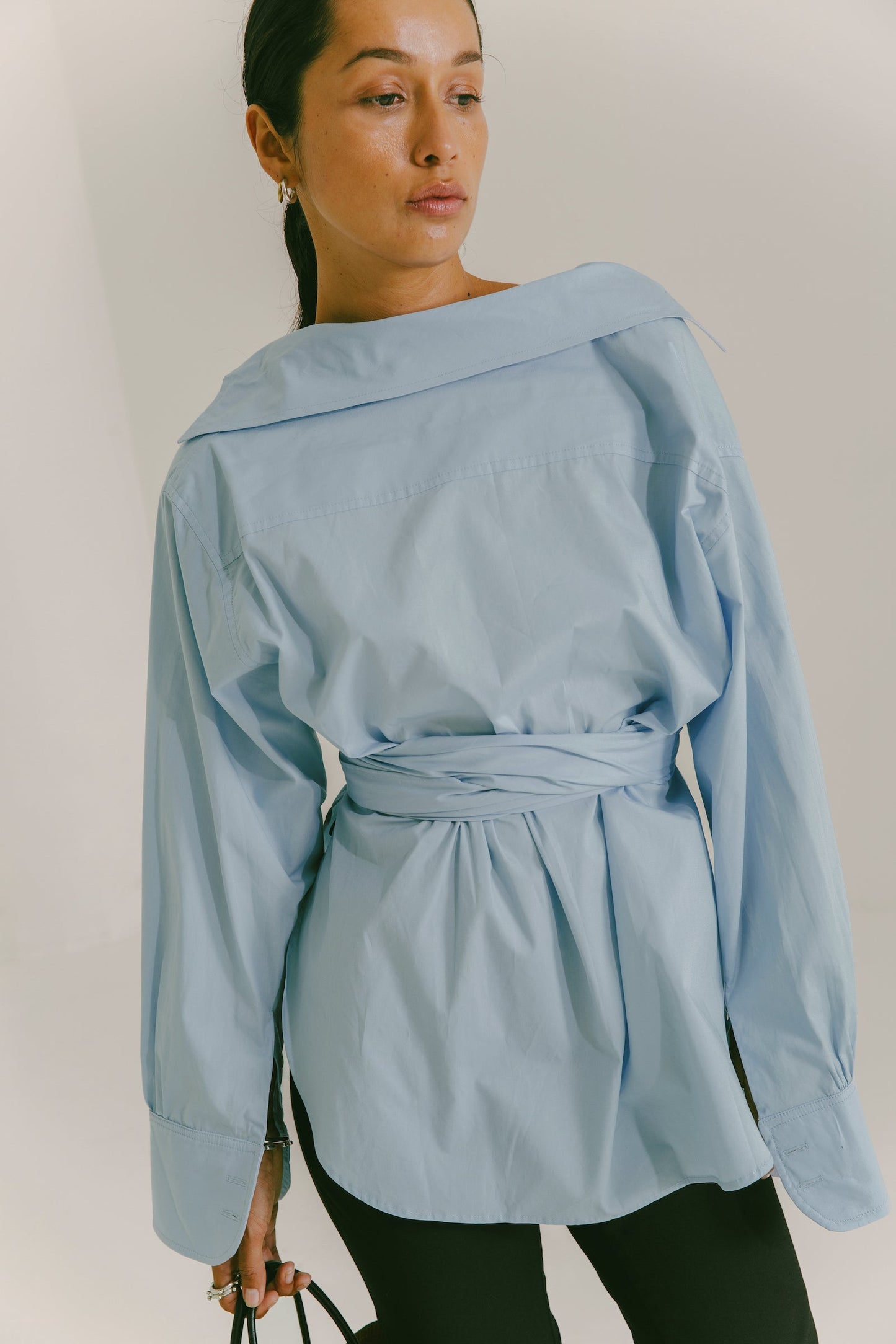 The Wrap Boyfriend Shirt