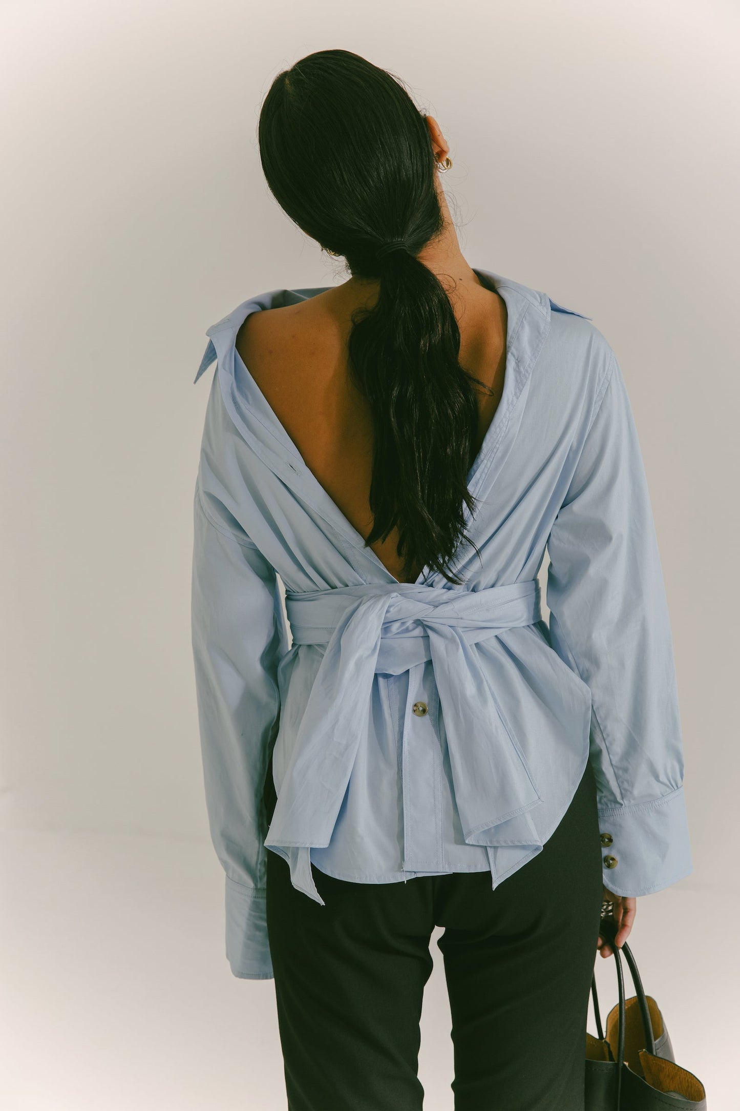 The Wrap Boyfriend Shirt