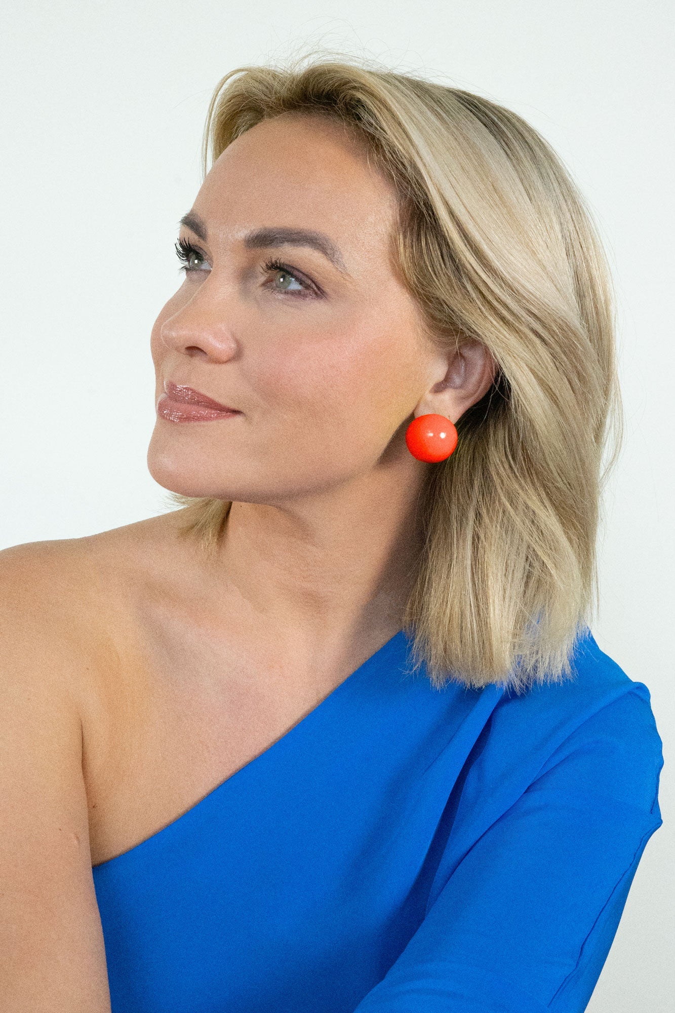 Gaia Earrings in Crimson Blaze