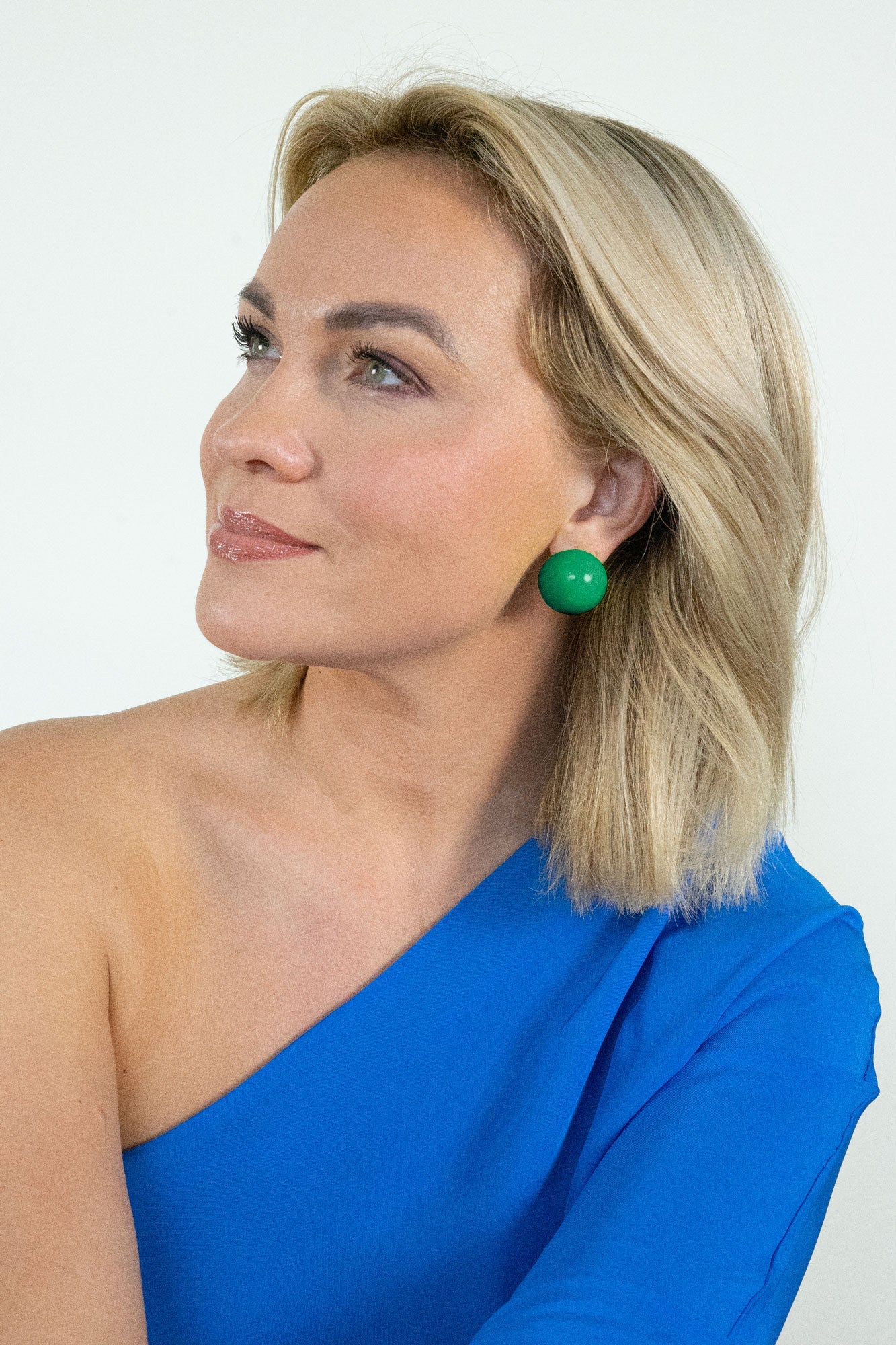 Gaia Earrings in Forest Gem