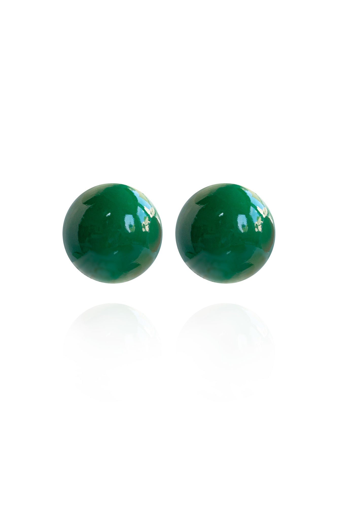 Gaia Earrings in Forest Gem