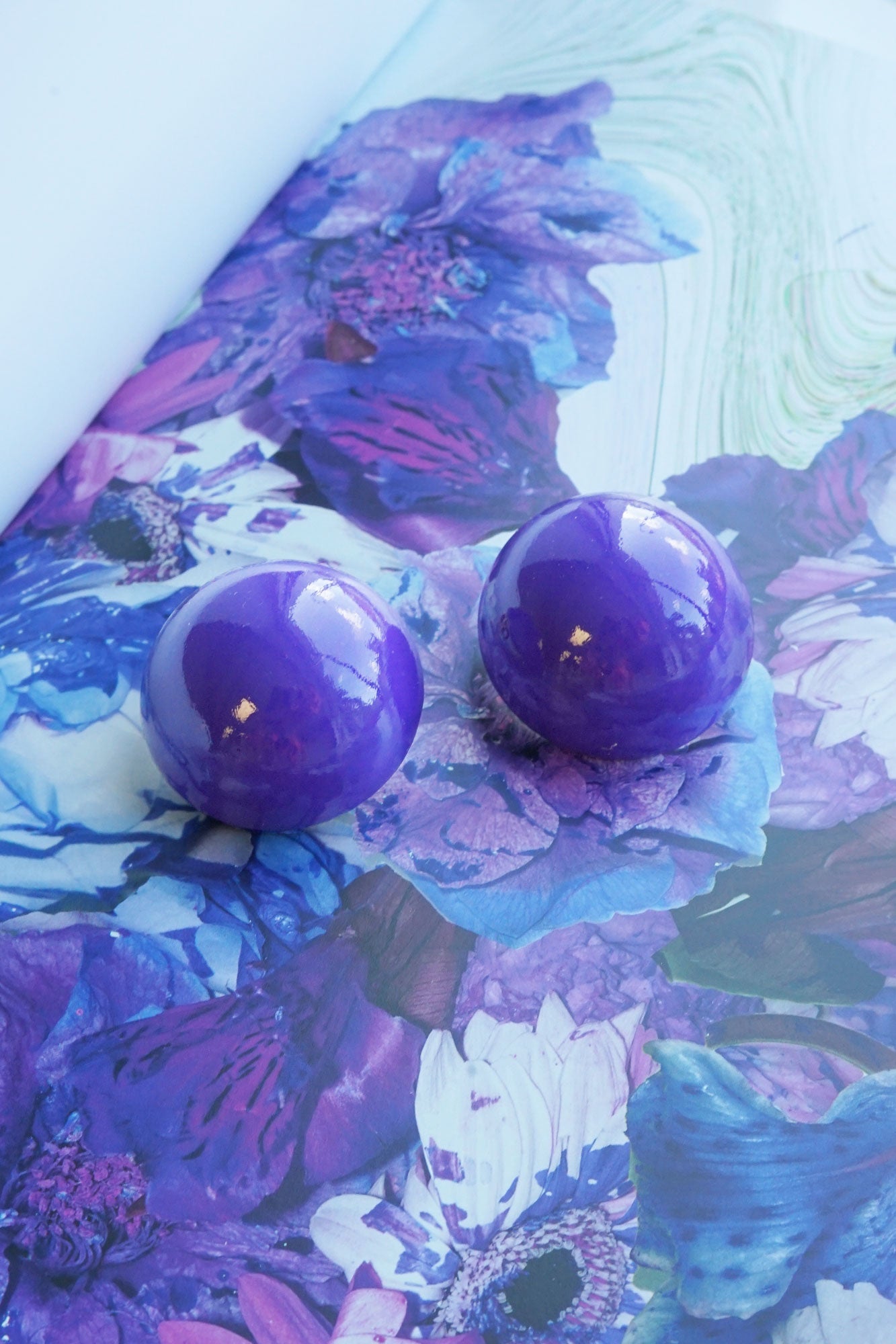 Gaia Earrings in Lavender Mist