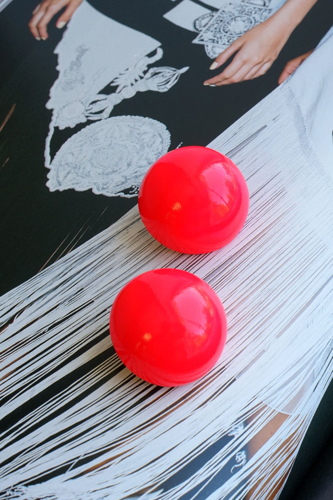 Gaia Earrings in Rose Flare