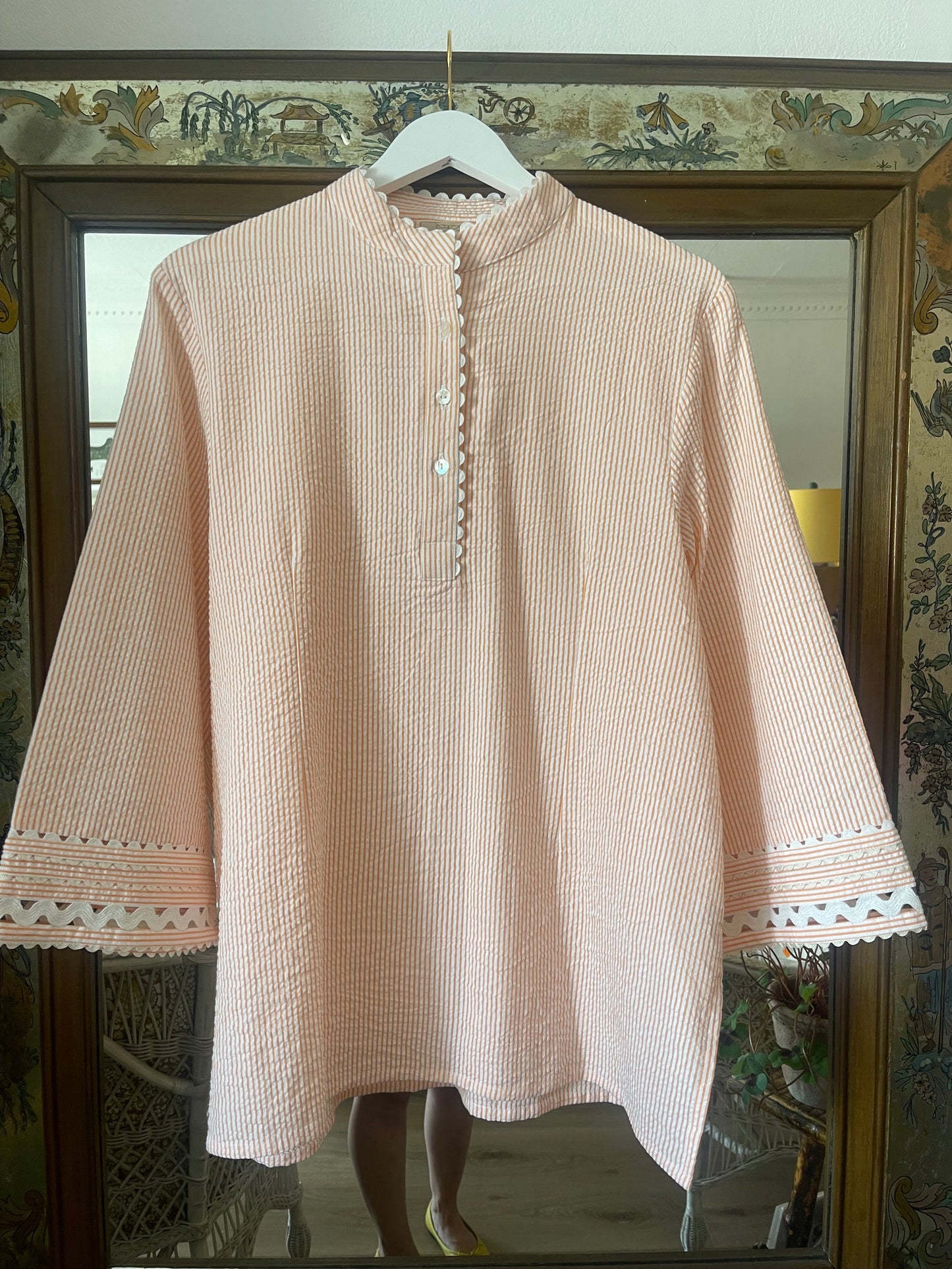 Jolene - Orange Gingham