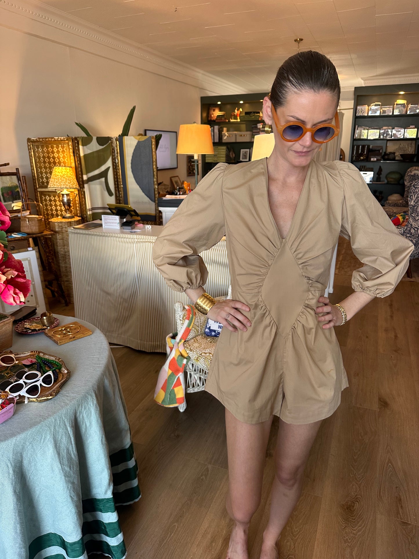 Solid Frilled Playsuit