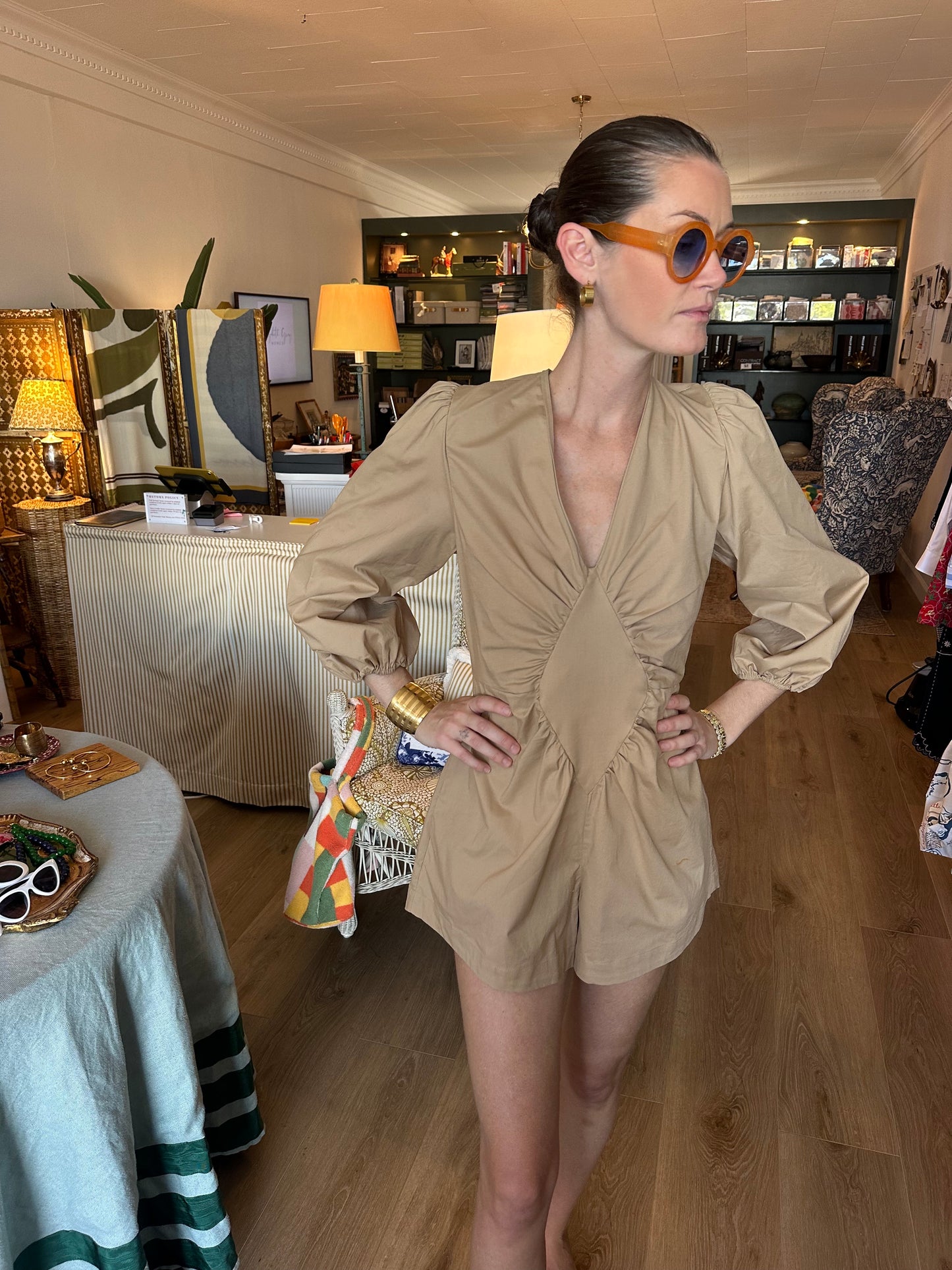 Solid Frilled Playsuit