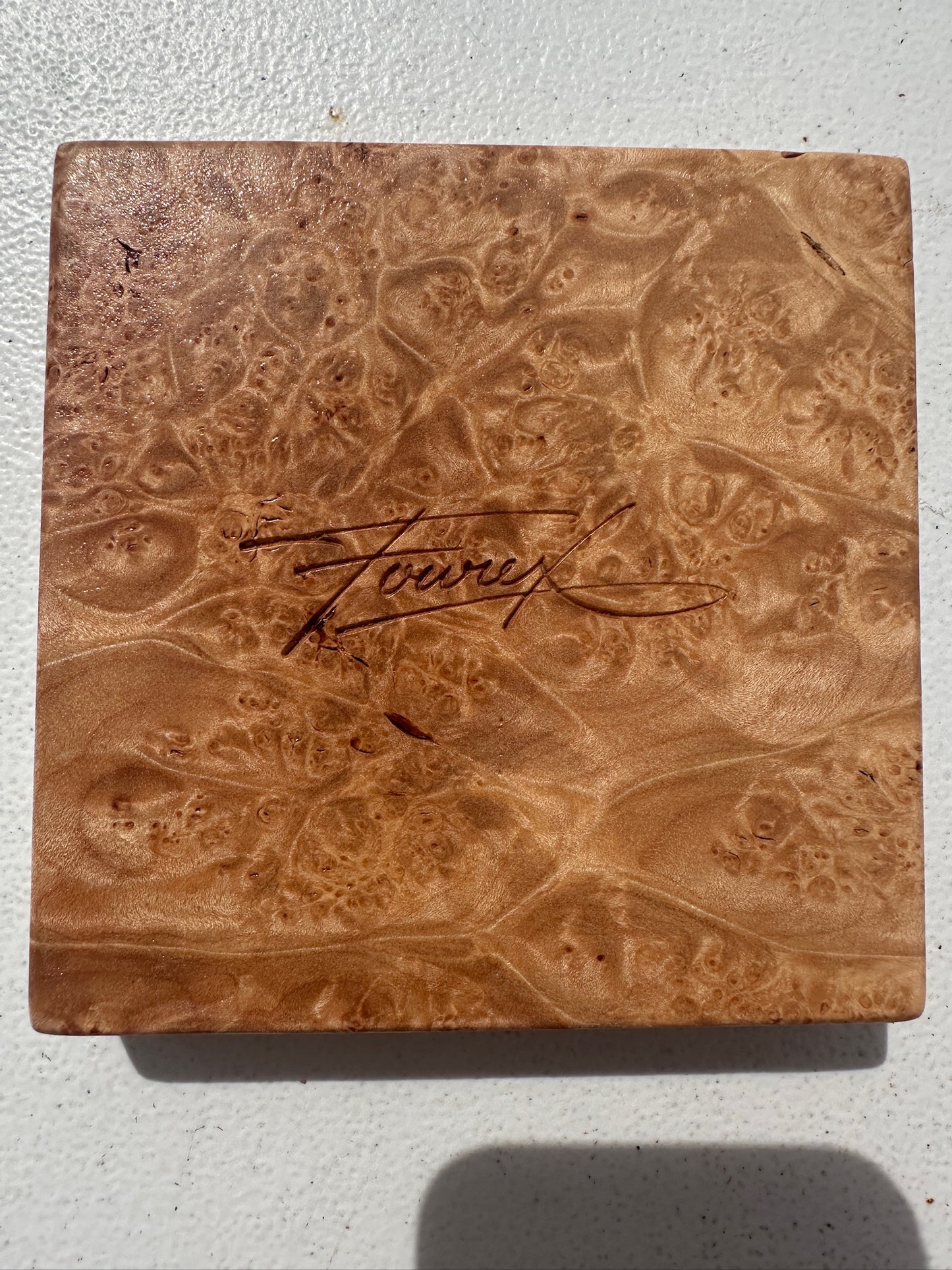 One-of-a-Kind Large Burlwood Dish