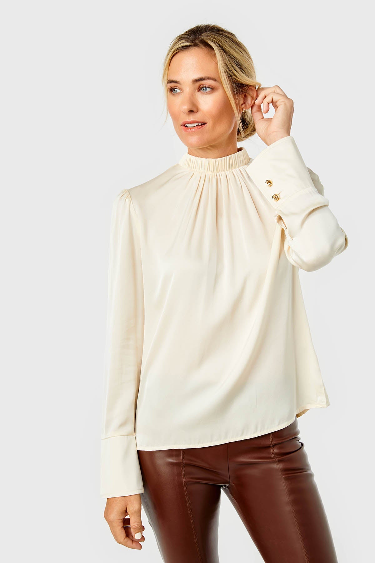 Katherine Blouse-Buttercream