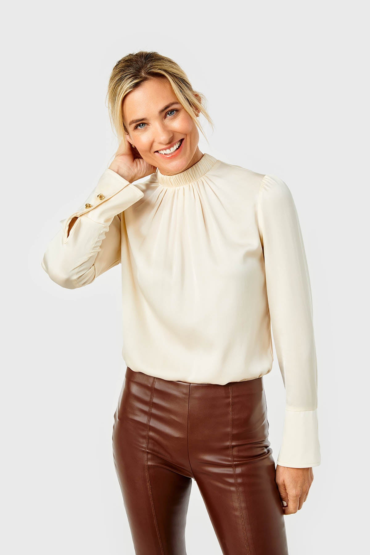 Katherine Blouse-Buttercream