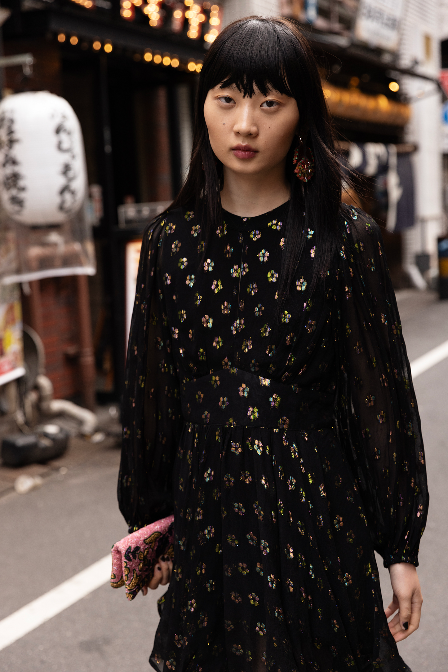 Balloon Waisted Mini- Kala Black