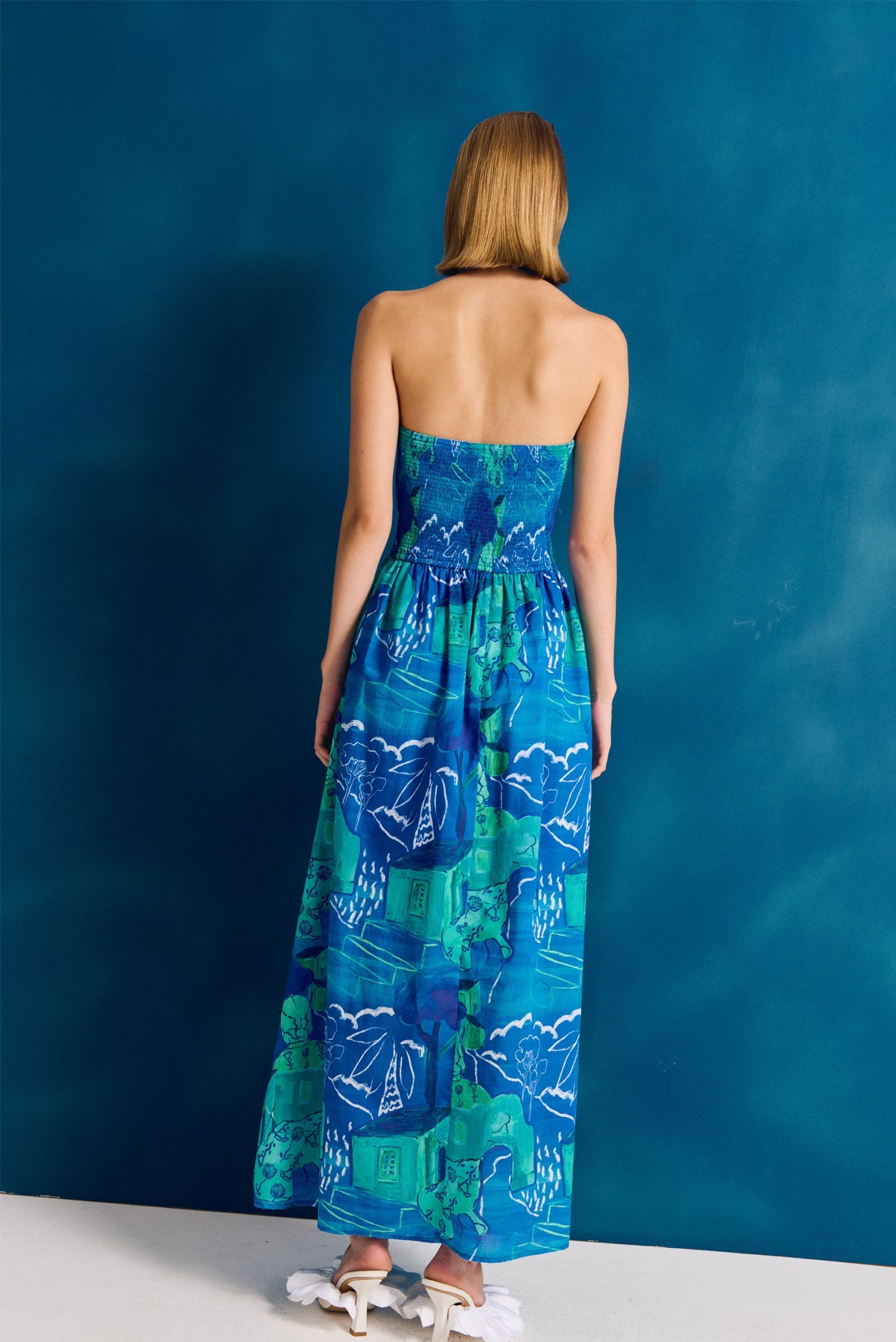 Nuevo Chicha Dress in Siembra Azul Print