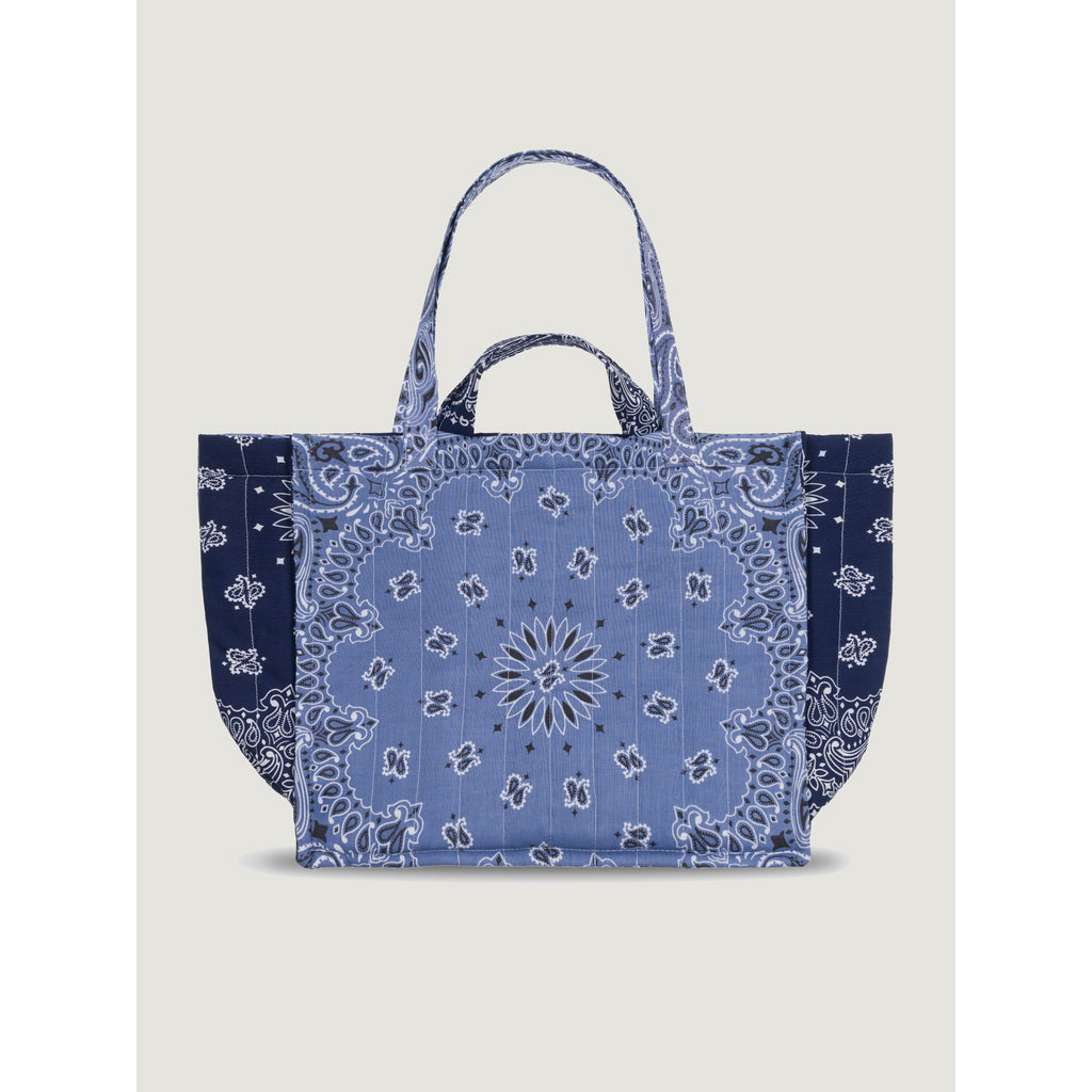 Maxi Cabas Matelassé LOVE Chambray/ Navy