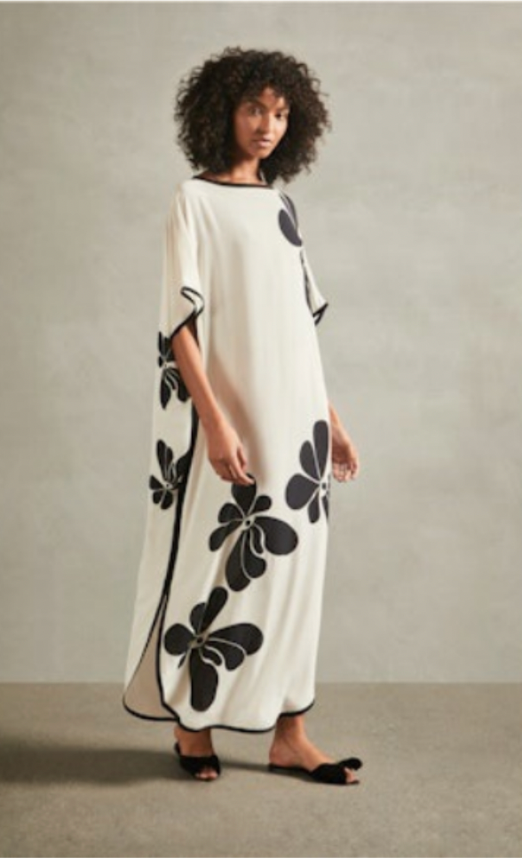 Floral Long Kaftan