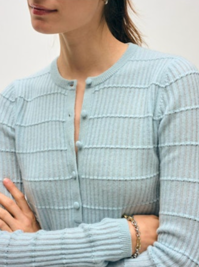 Cashmere Textured Henley