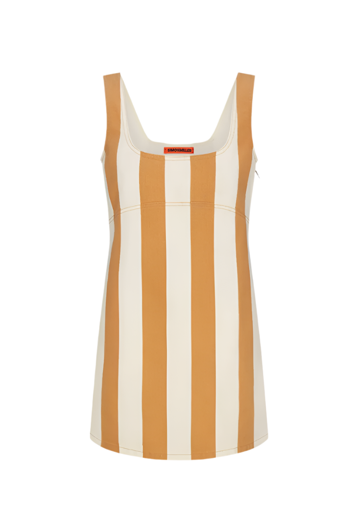 Sahara Striped Denim Dress