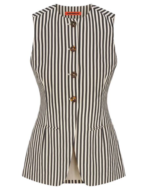 Ticking Stripe Vest