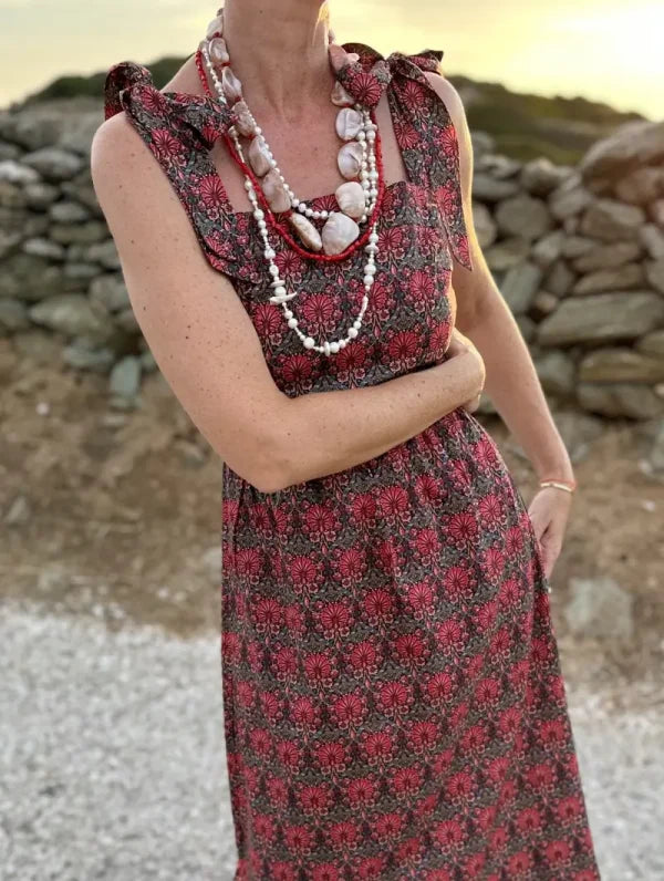 THE BURGUNDY VAL DRESS