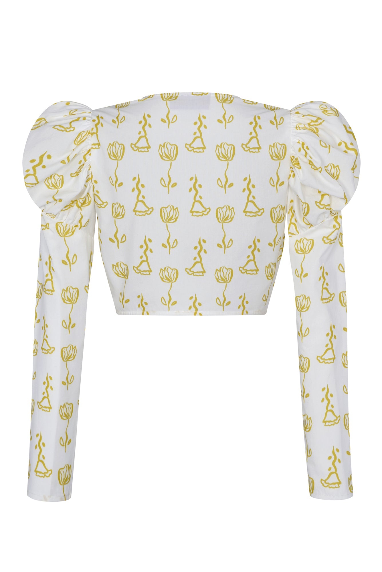 Tijuana Top in Trigo Amarillo Print