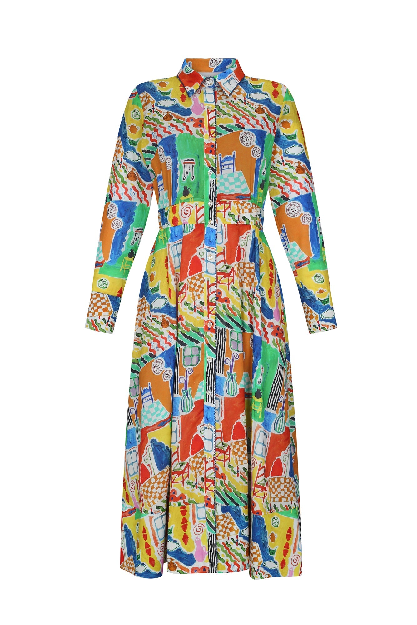 Ucayali Dress in Cocina Dia Print