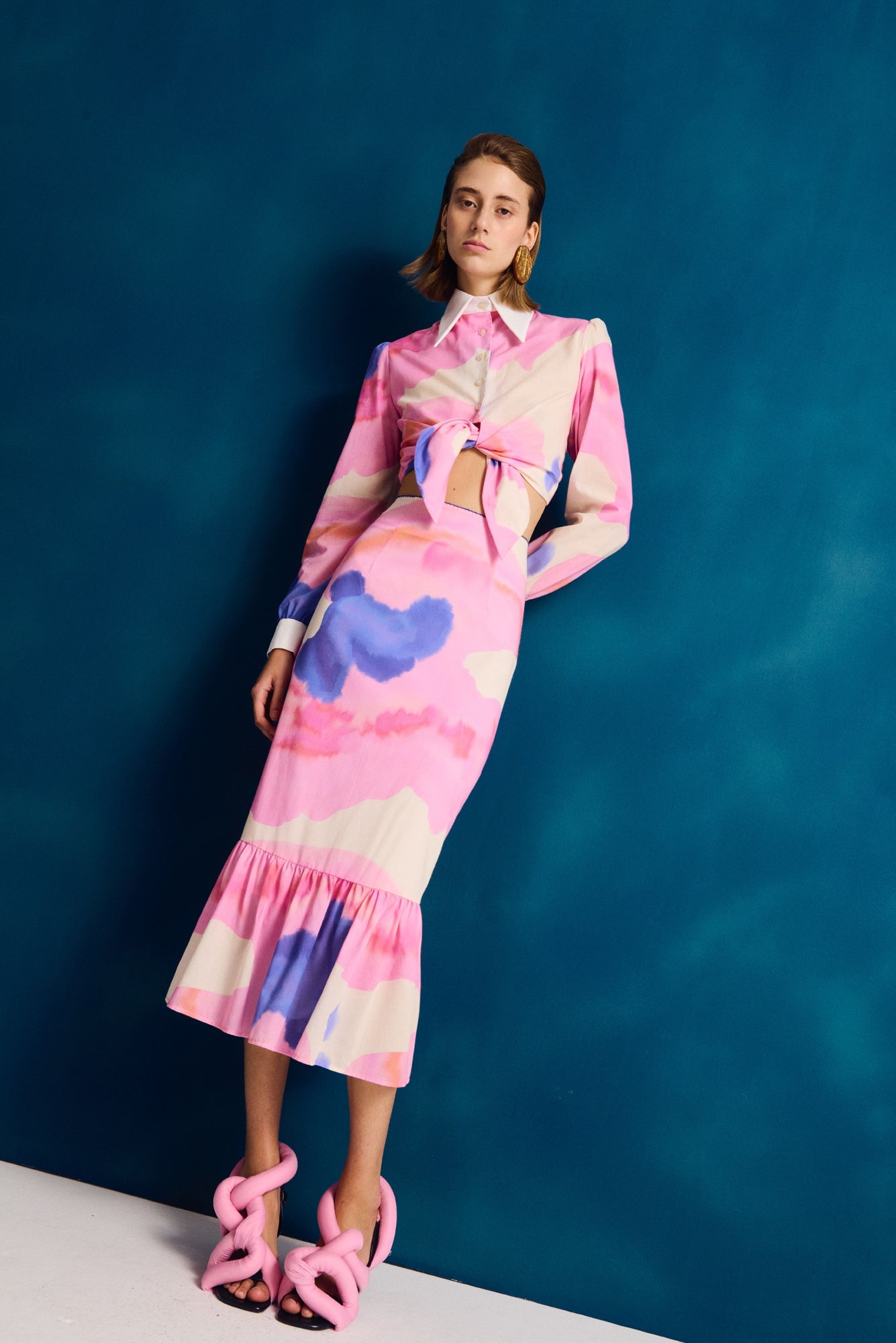 Unu Skirt in Millpa Rosa Print