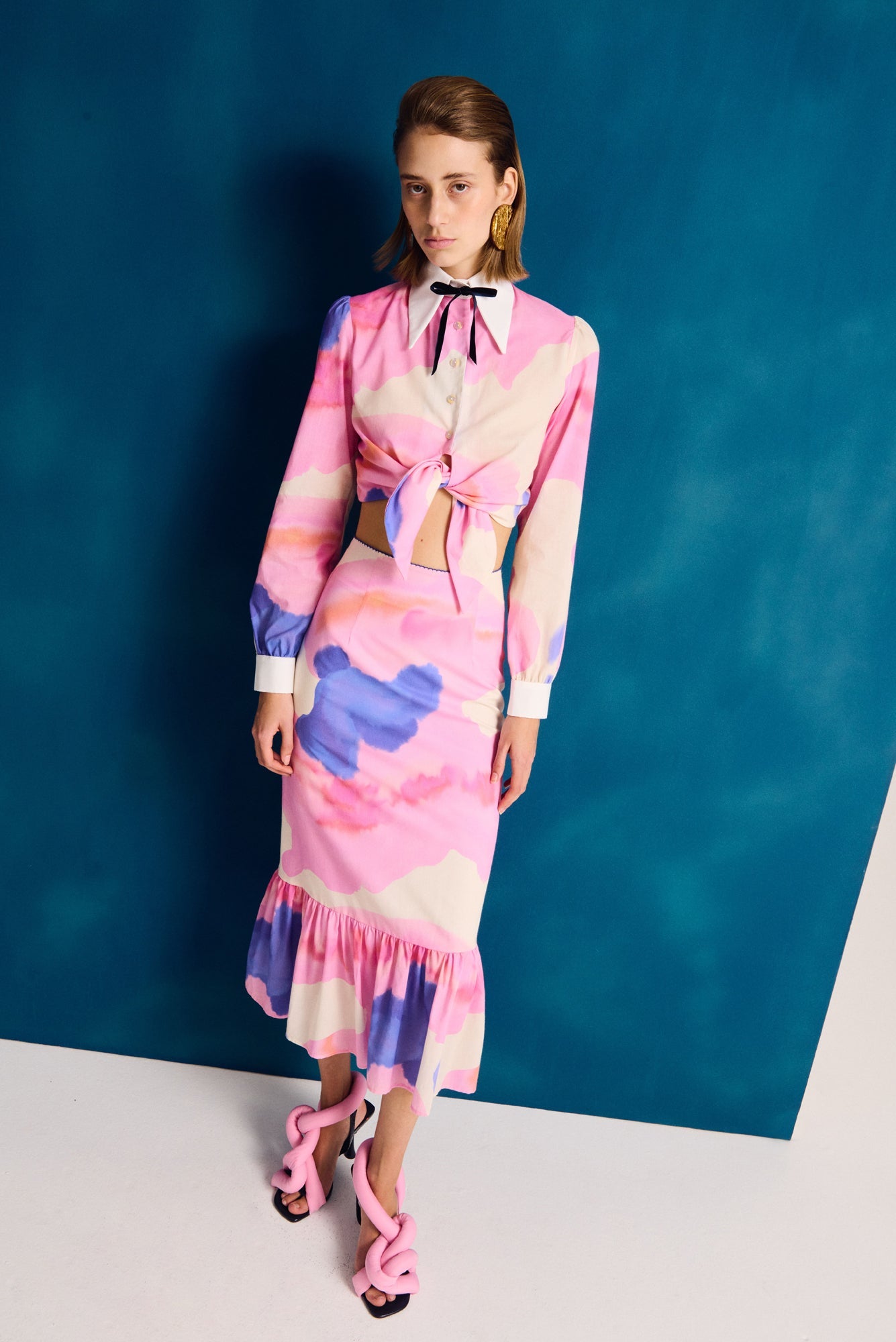 Unu Skirt in Millpa Rosa Print