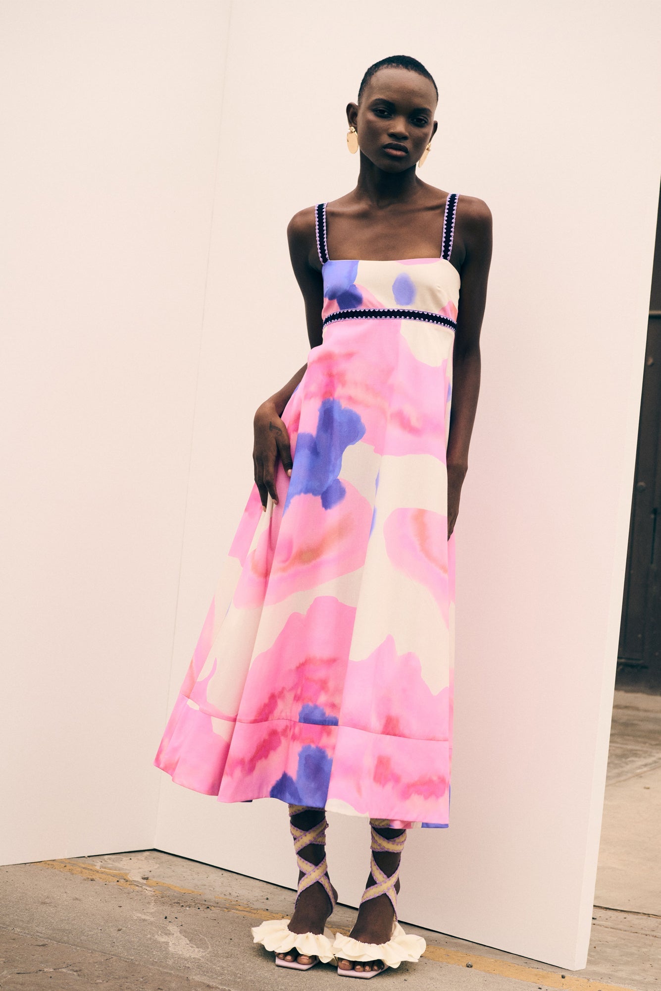 Veracruz Dress in Millpa Rosa Print