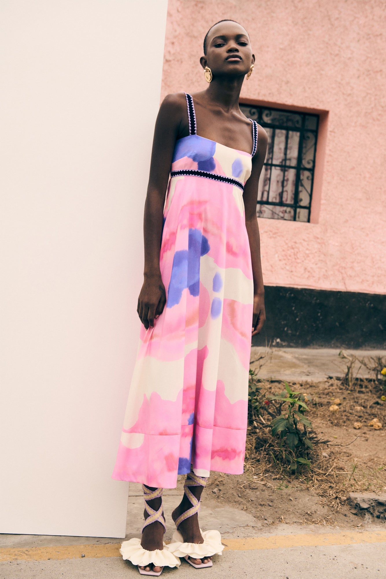Veracruz Dress in Millpa Rosa Print