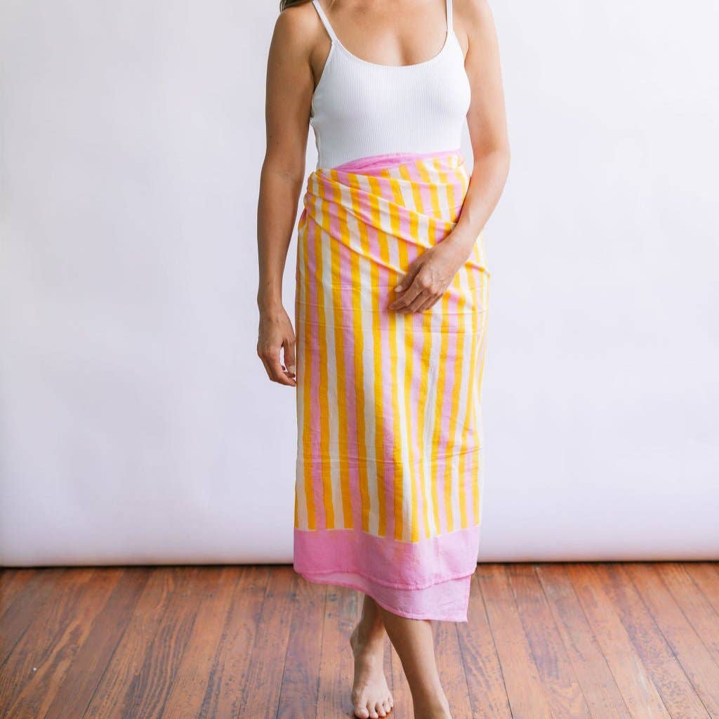 Sunkissed Stripe Sarong: