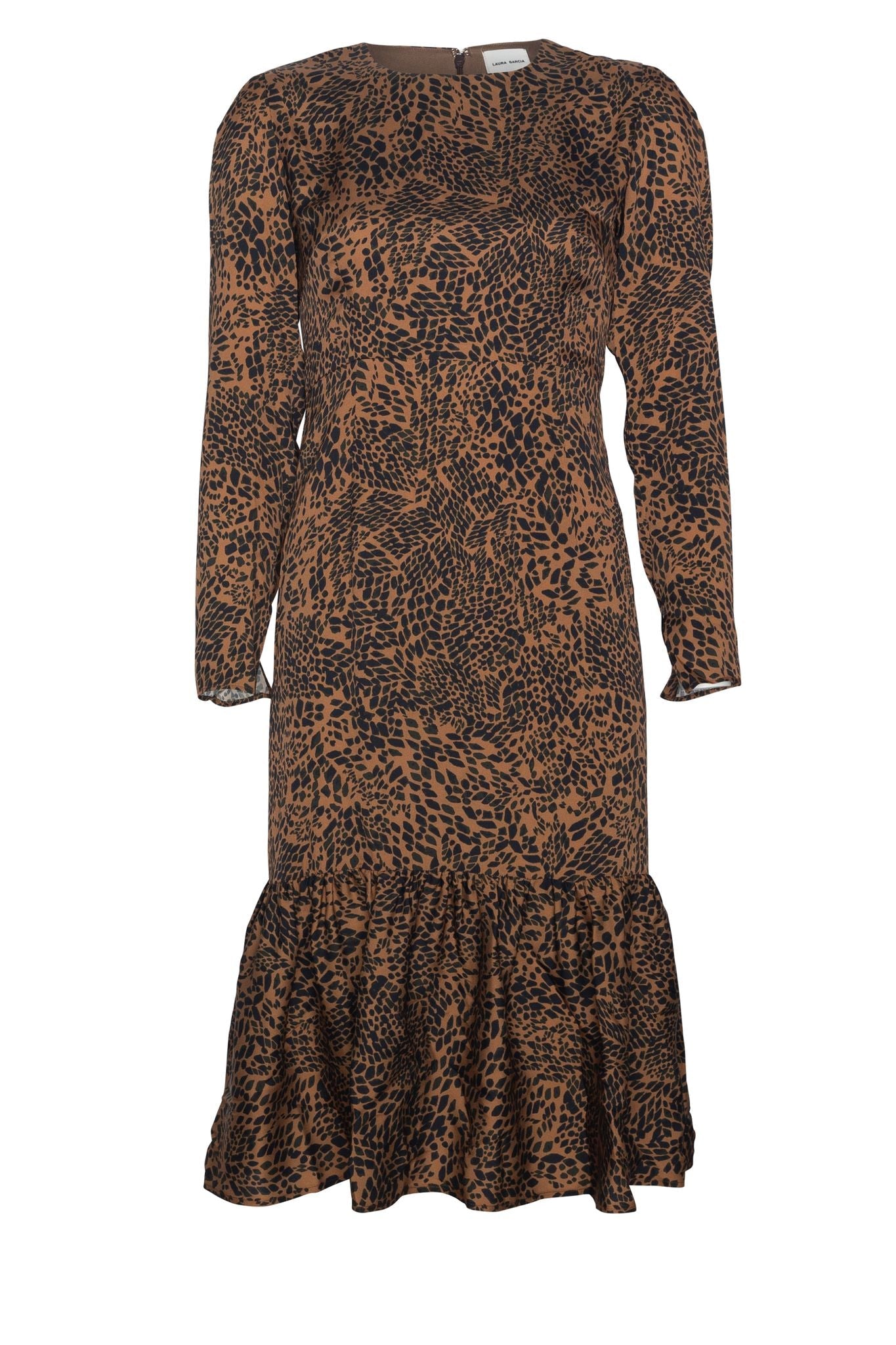 Chloe Dress - Abstract Animal Silk